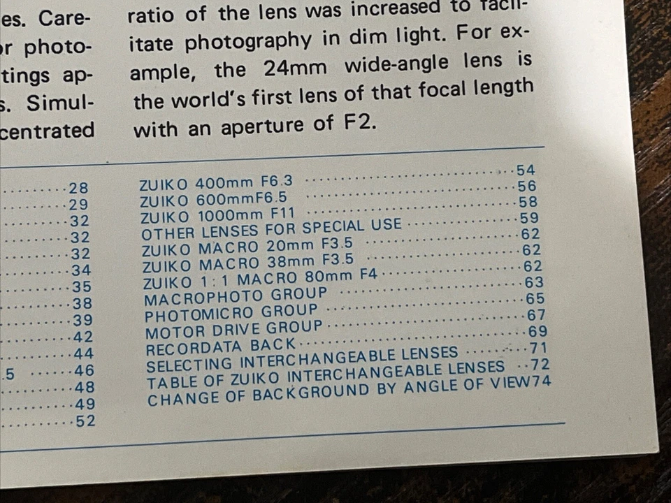 Olympus OM-1 руководства по эксплуатации лот из 2 - Изображение 4 из 4