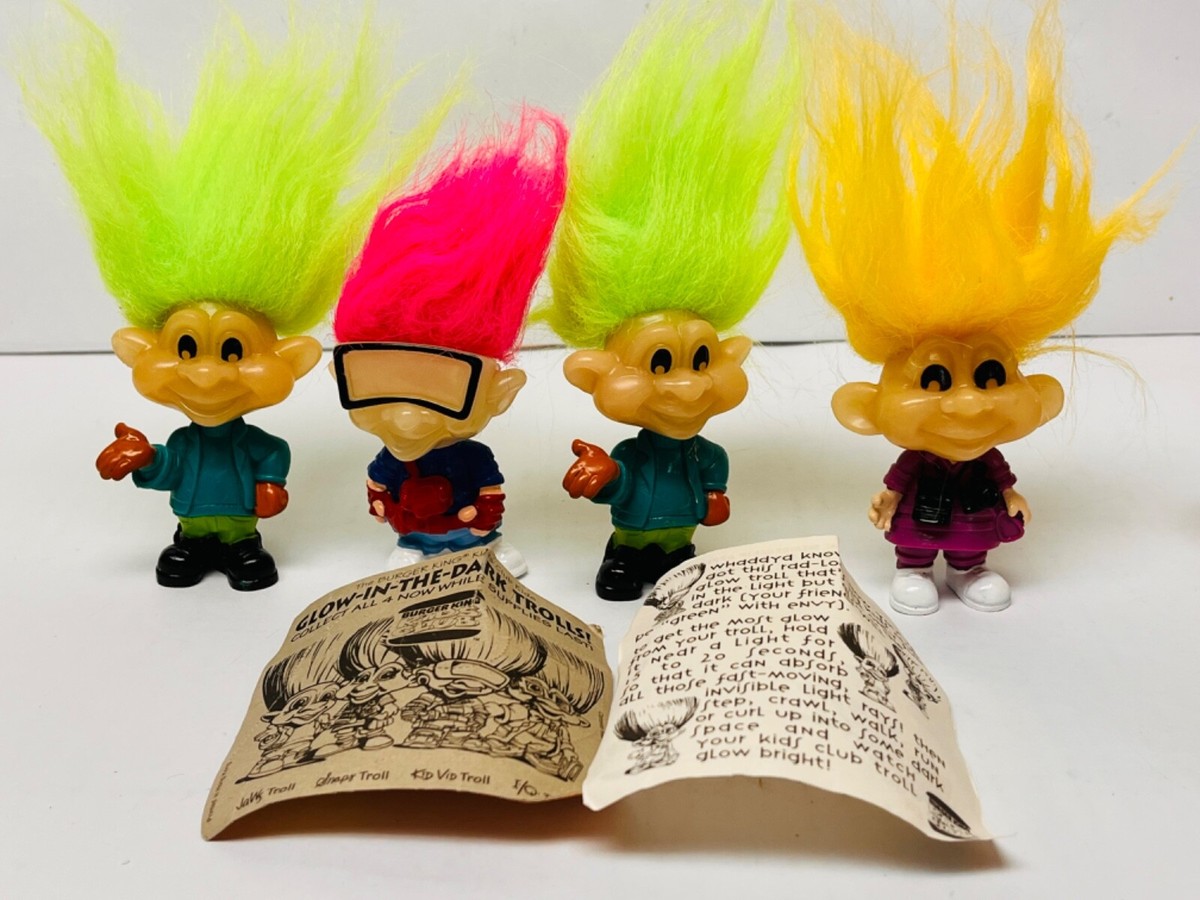 海外輸入人形 Burger King Glowビンテージ トロール Trolls 海外輸入人形 Burger King Glowビンテージ トロール Trolls