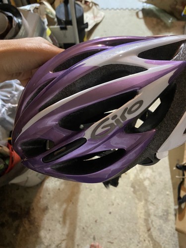 Rare Rocloc Giro Cycling Helmet Matte Monza White/Purple Medium 55cm - 59  Cm | eBay