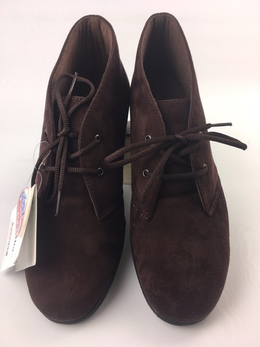 Propet Women Reddish Brown Samantha Chukka Ankle Boot Shoe W3220 Sz 11 M - Picture 5 of 12