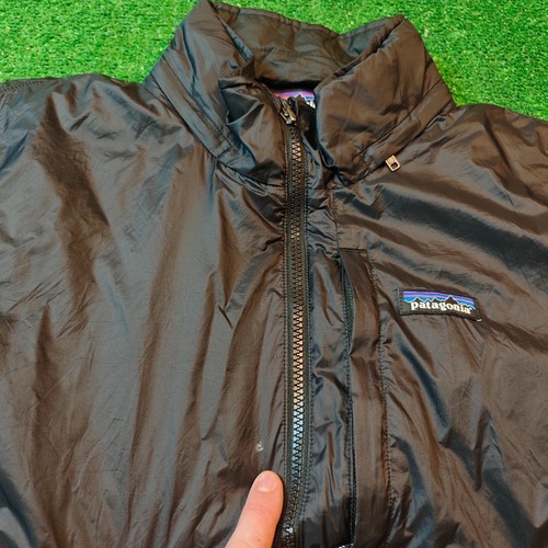 Patagonia Jacket Mens Large black full zip nylon outdoors Casual Long Sleeve - Picture 3 of 14