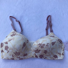 Auden Nursing Bra Sz 38C NWT Lightly Lined Wirefree Floral Orchid Bloom