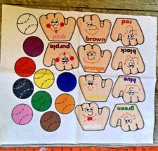 Story Time Felts - 14" X 17" Story Teller Colors Flannel Board Set