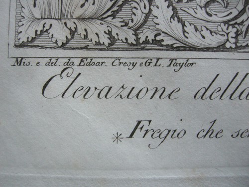 Ranieri Grassi (XIX) Facciata Primaziale di Pisa Orig Kupferstich 1829 Italia - Picture 5 of 5