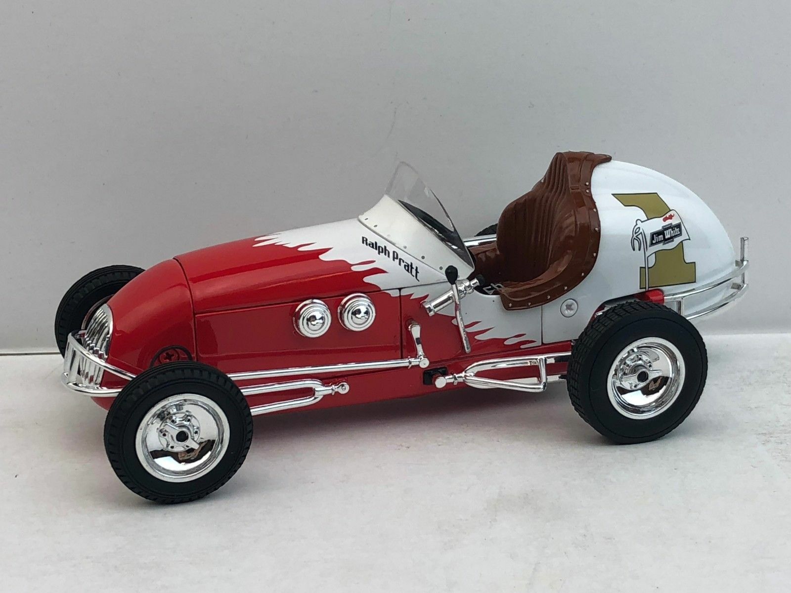 RALPH PRATT JIM Weiß SPECIAL DIECAST VINTAGE OFFY MIDGET GMP OFFENHAUSER 1 18 RALPH PRATT JIM Weiß SPECIAL DIECAST VINTAGE OFFY MIDGET GMP OFFENHAUSER 1 18