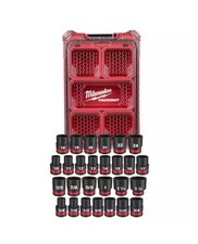 Milwaukee Tool 49-66-6804 27 Pc Shockwave Impact Duty 1/2 In Drive Sae  Metric