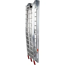 Fire Power Folding Curved Aluminum Ramp - 88in X 11.25in AR07 EACH