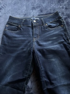 Sandpiper Petite Women's Dark Blue Denim Jean Capri Pants Size 4 Petite