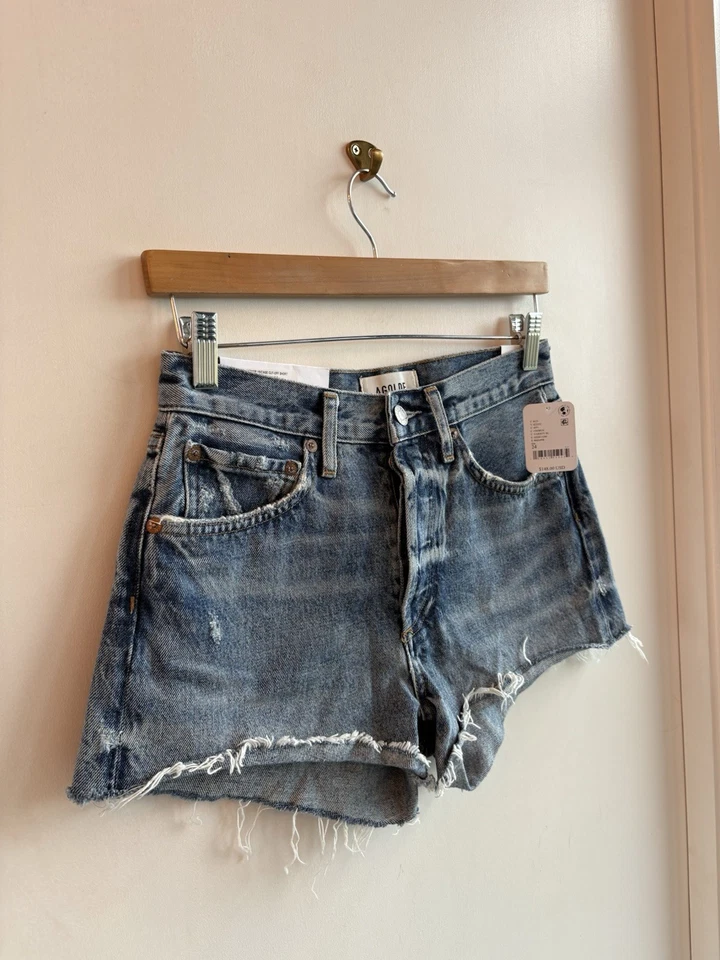Free People Agolde Parker Shorts - Waist 24 - Image 2 of 4