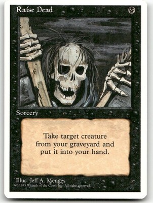 Raise Dead (LP) Fourth Edition 4ED Magic MTG