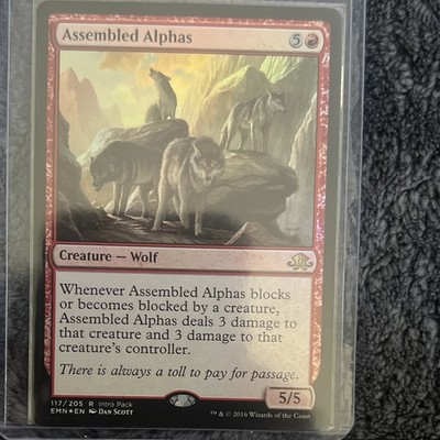 Wizards of the Coast MTG Assembled Alphas 117/205 Foil Rare Red Creature Eng