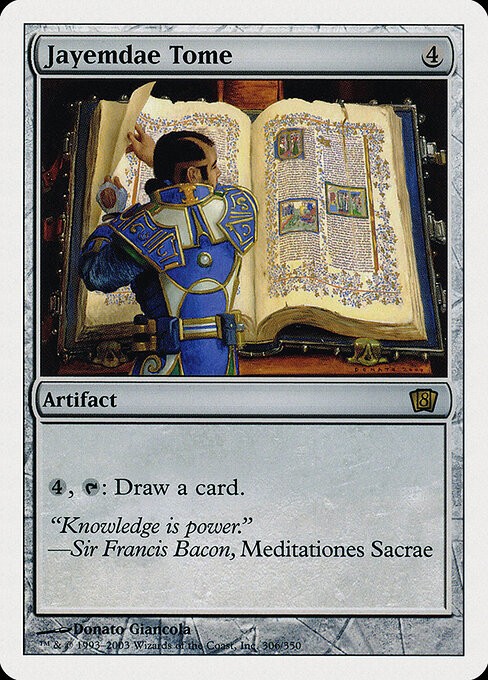4x Jayemdae Tome NonFoil Eighth Edition 306 NM MTG
