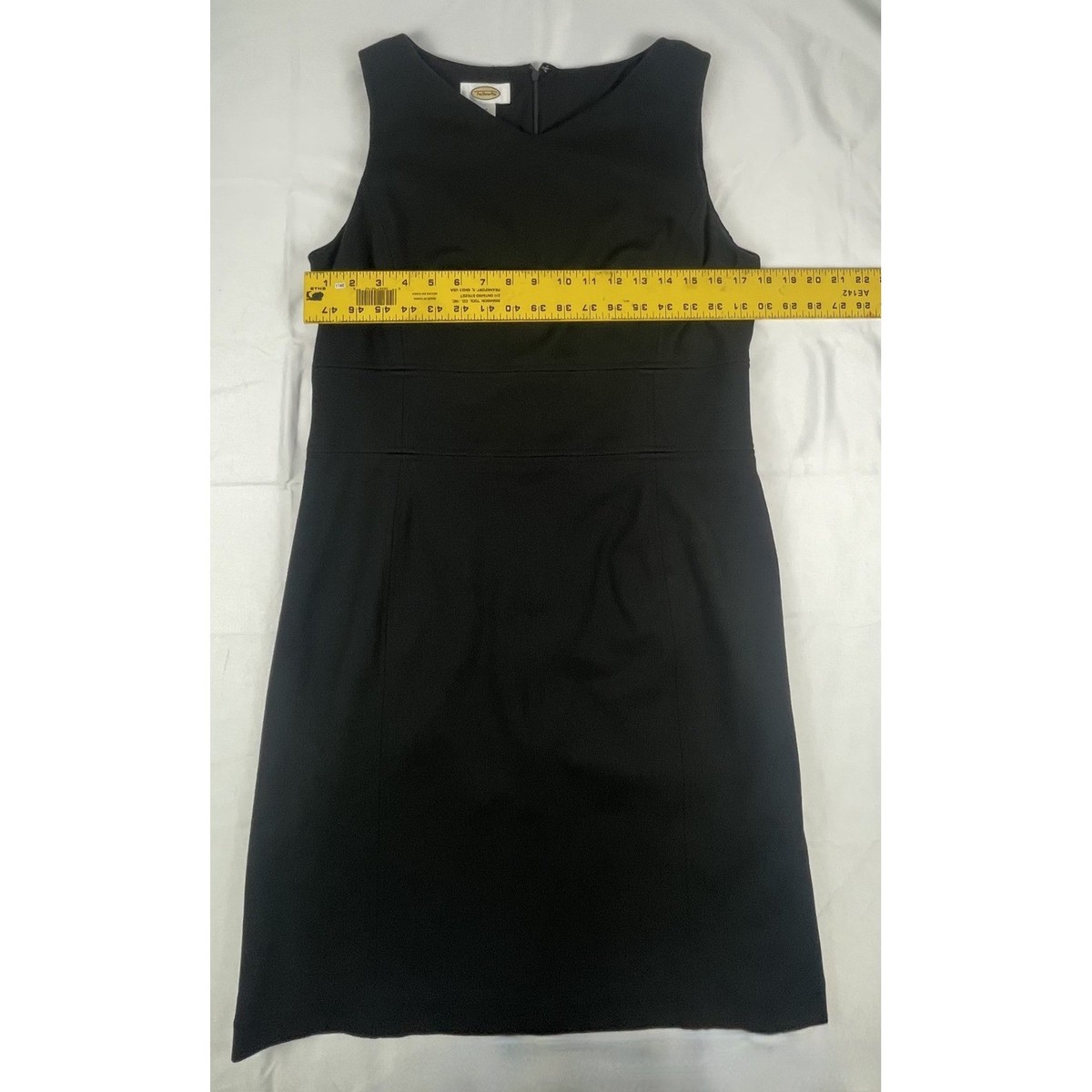 talbots black dress Heart Velvet A-Line Talbots Stretch Velvet V-Neck Dress