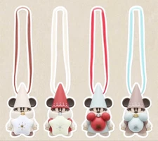 Tokyo Disney Resort 2025 Christmas Li'l RingRing Mikey Ornament Set of 4 Japan