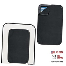 RV Entry Door Window Shade Sunshade Camper Privacy Entrance Sunout Black
