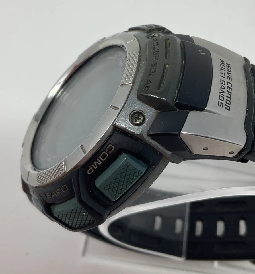 Casio Pro Trek PAW-1100 3043 Tough Solar Pathfinder Wristwatch – Functional w/ S - Image 3 of 4