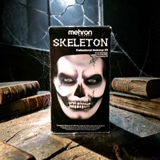Premium Zombie Skeleton Makeup Kit Professional FX Face Paint Character Kit