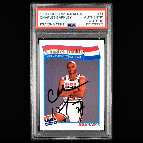 Charles Barkley #51 1991 Hoops McDonalds card