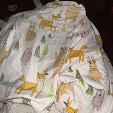Twin Fitted/flat Sheets Animal Friends