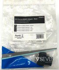 V7 DVI-D Male to HDMI Female Cable Adapter Black V7E2DVIDMHDMIF-ADPTR