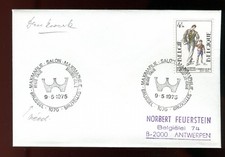 1975 Belgium. Charles Buls School, Maximaphilie Brussel postmark cover