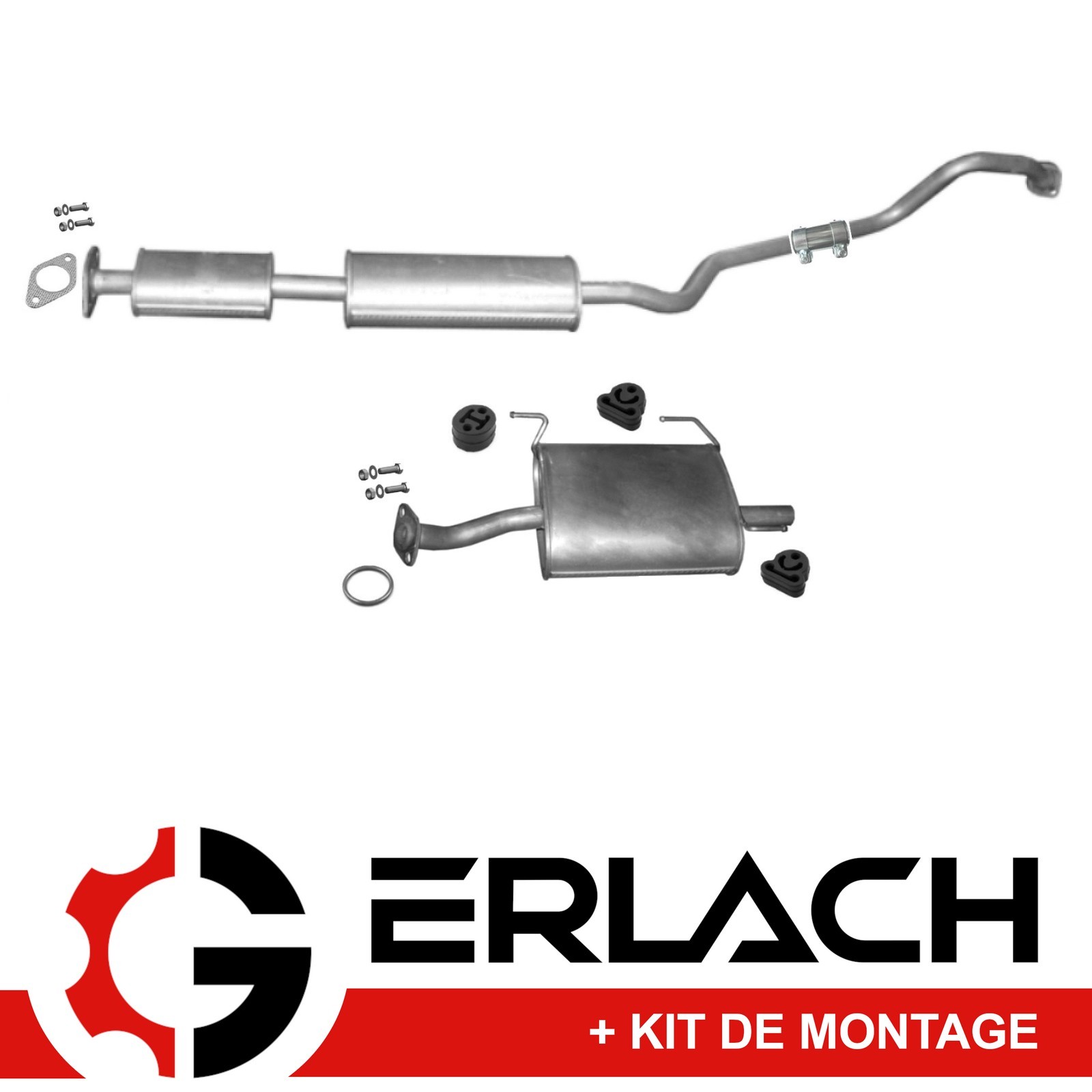 Échappement silencieux Nissan Almera II N16 1.8 idéal pour remplacer un pot rouillé ou percé