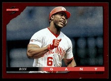 1996 Score Dugout Collection Series 2 Ron Gant Cincinnati Reds #62