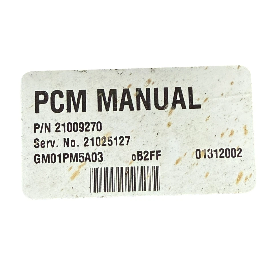 00-02 Saturn SC1 SL1 SC2 SL2 SL Motor Compute Control Unidad ECM ECU OEM Foto 2 de 3