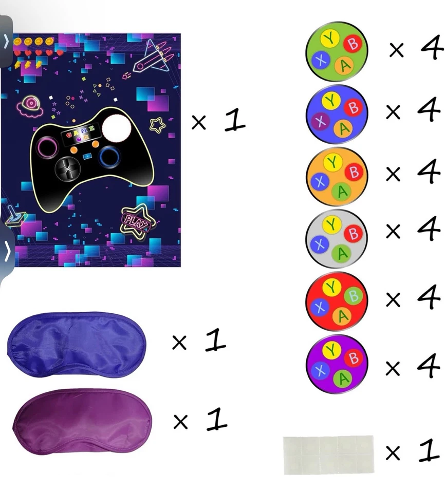 Videojuego Decoraciones Fiesta Juego Niños Foto 3 de 3