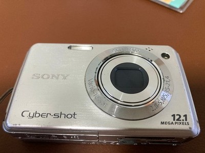 Sony Cyber-shot DSC-W220 12.1MP Digital Camera - Silver for sale