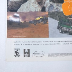4x4 EVO Video Game Print Ad Sega Dreamcast Racing Off-Road Advertising Vintage
