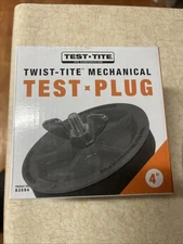 *NEW* LOT OF 2 TWIST-TITE 4" MECHANICAL TEST PLUGS 83594 + WARRANTY!