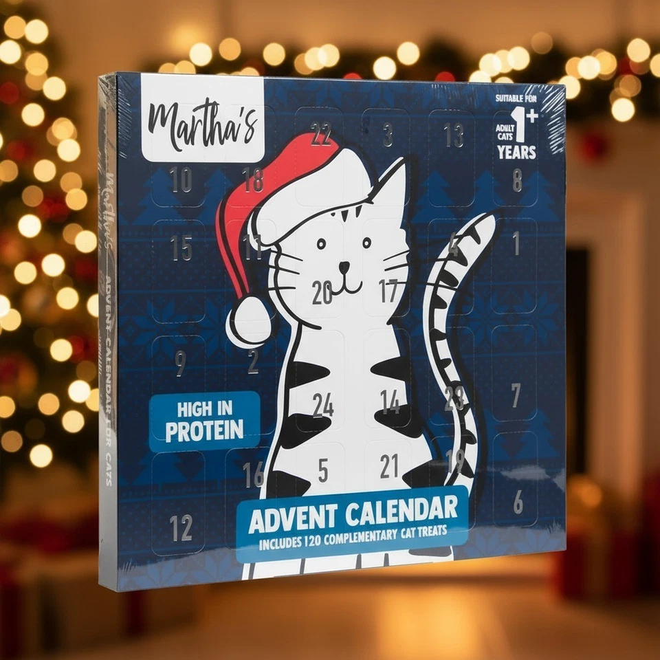 Calendario dell’Avvento per Gatti di Lusso 96g - Martha’s 120 Confezione Gustosi Ricchi di Proteine - Immagine 4 di 4