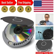 Portable Personal CD Player and MP3 Player with Anti Skip Protection and Ster...