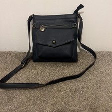 Mantaray Medium Womens Dark Blue Cross Body Satchel Shoulder Bag