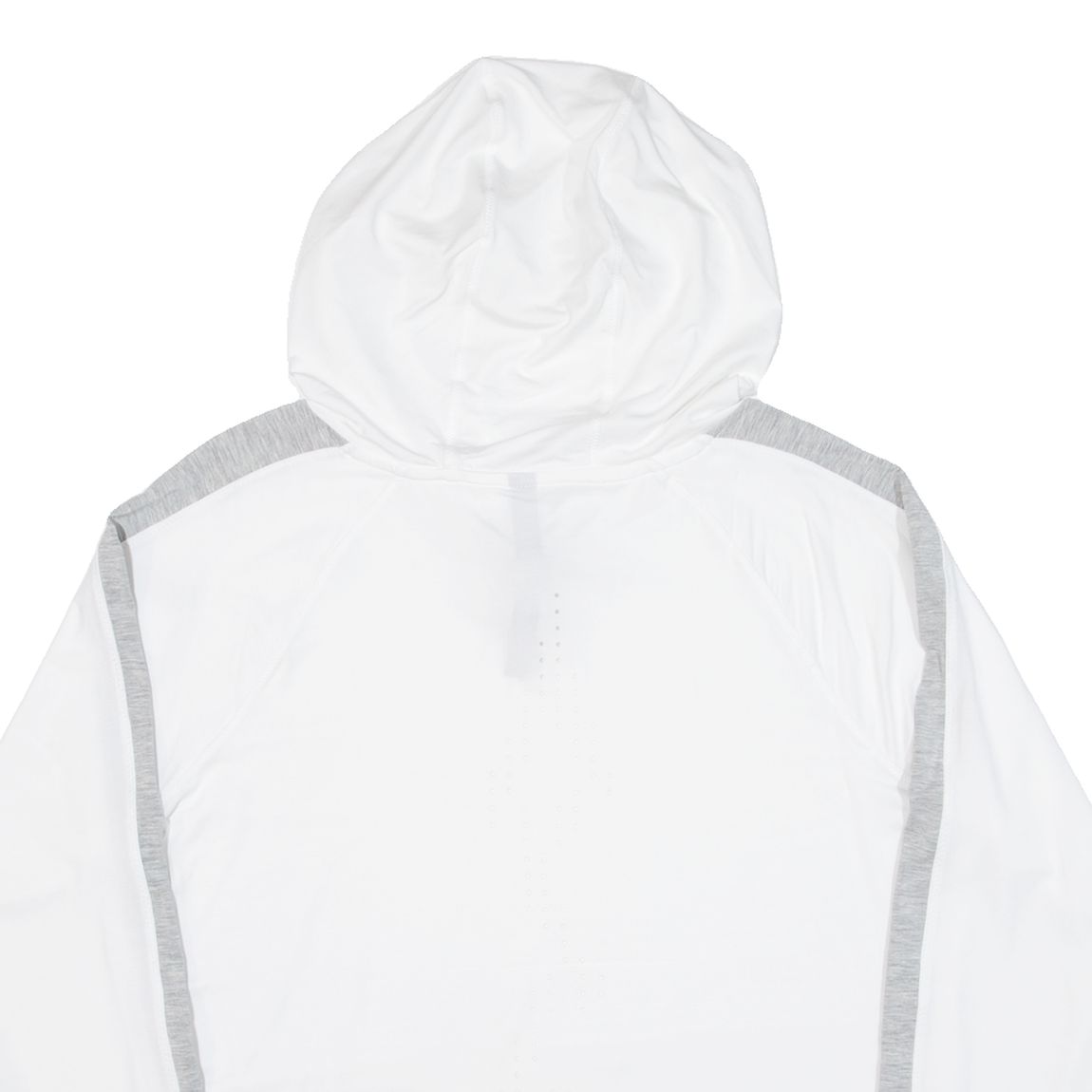 Felpa con cappuccio FILA leggera sportiva donna bianca UK 14