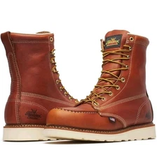 Thorogood 814-4201 American Heritage 8” Soft Toe Leather, Tobacco Oil-Tanned, 9D