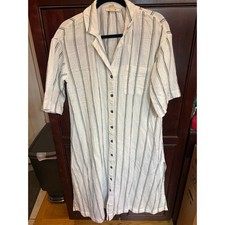 Madewell Lightestspun Stripe Cover-Up Maxi Shirtdress Size XS