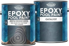 Epoxy Pool Paint, for Swimming Pools, Durable Finish, Multiple Colors Available