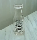 RARE Vintage 1 Pint CUSHWA’S Dairy Glass MILK BOTTLE Martinsburg West Virginia