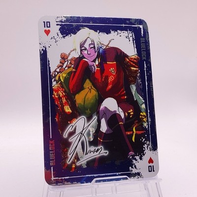 Blue Lock H10 Japanese Playing Card Holo Rare Soccer Football Anime P1