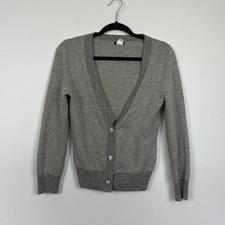 J. Crew Cashmere Wool Knit Capsule Button Front Preppy Cardigan Small