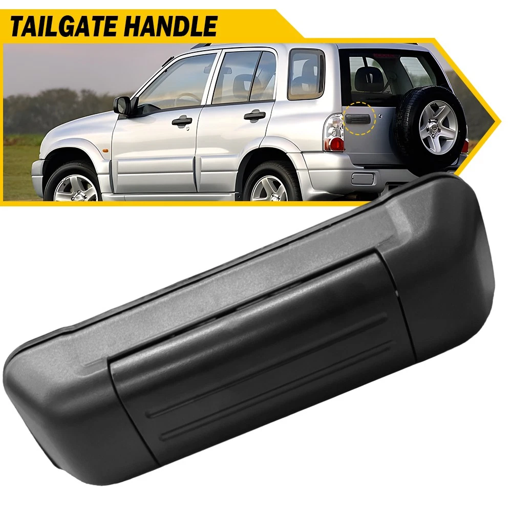Manija Puerta Trasera Para Suzuki Vitara / Grand Vitara XL-7 (1998-2005) - Color Negro, Plástico Y Hierro