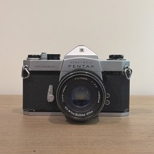 Pentax Spotmatic 35mm SLR Film Camera w Fujinon 55mm f2.2