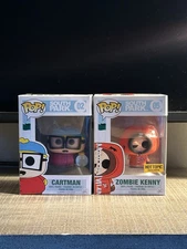 Funko Pop! Vinyl: South Park - Zombie Kenny 05  & Cartman 02 with Pop Protectors