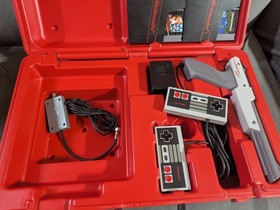 Nes Red Rental Case Original Hard Case Console Controllers And More (Read)