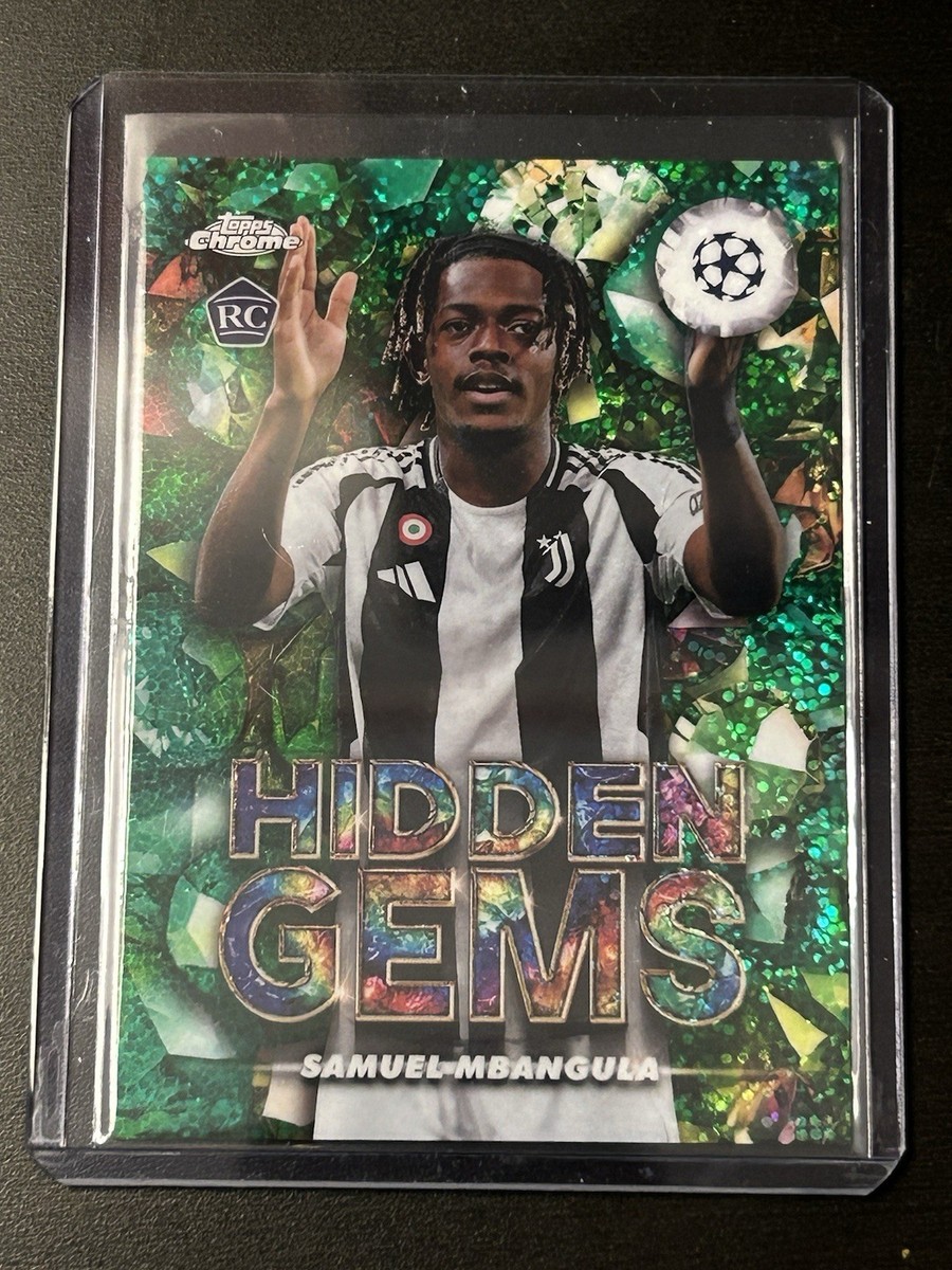 Topps Chrome SAMUEL ILING 直筆サインカード RC 2024-25 Topps Chrome UCC RC Samuel Mbangula Sapphire