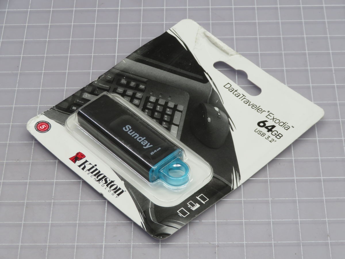 Kingston Friday DataTraveler Exodia 64GB Flash Drive - Black USB 3.2