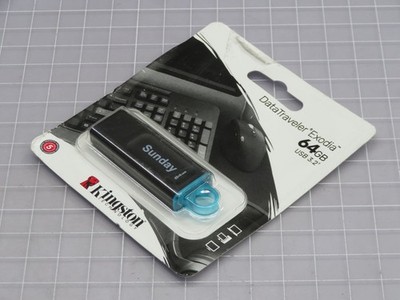 Kingston Friday DataTraveler Exodia 64GB Flash Drive - Black USB 3.2 T262932