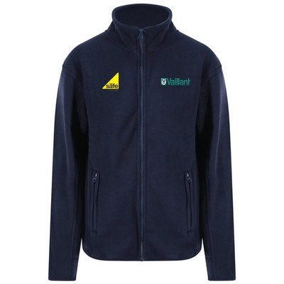 Gas Safe Fleece Vaillant Plumber Boiler Fitter Uniforms Workwear Embroidered